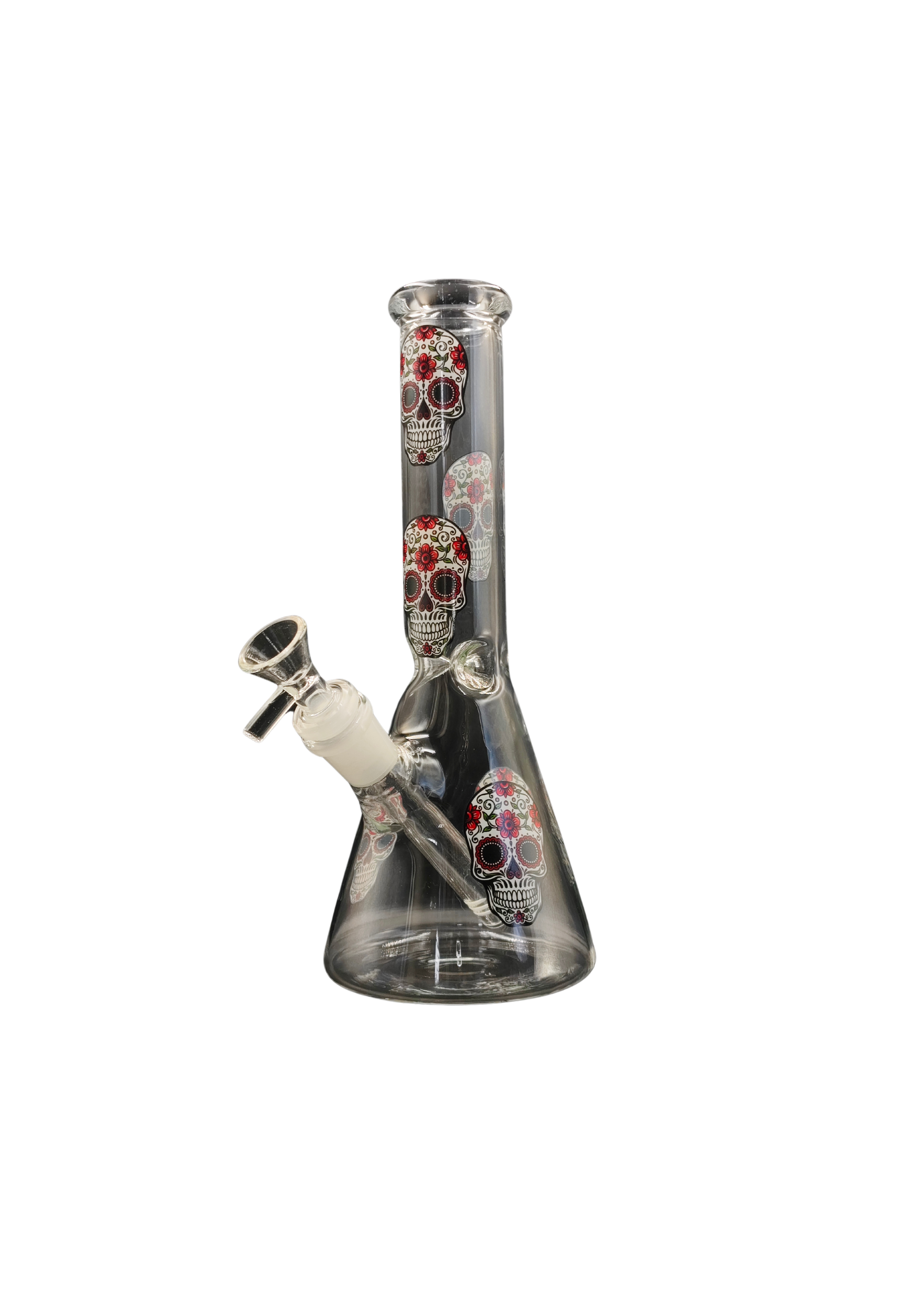 Sugar Skull Glass Bong